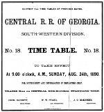 Cover of timetable